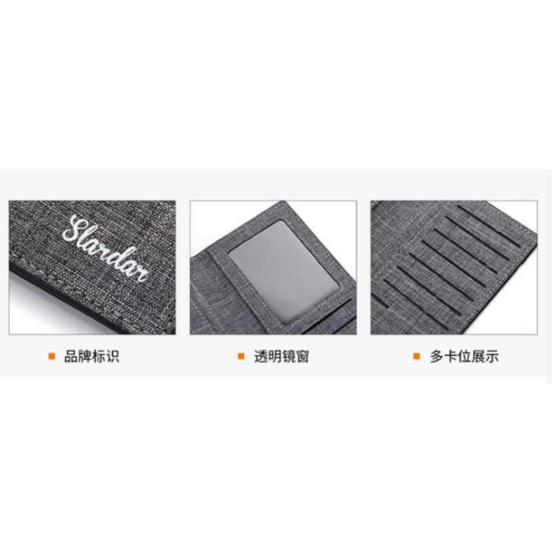 Ví Dài Vải Canvas Thời Trang Cho Nam|Nhà Hát Lục Địa