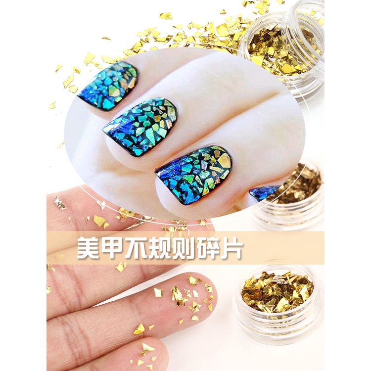 Miếng Dán Trang Trí Móng Tay Hình Vỏ Sò Xinh Xắn