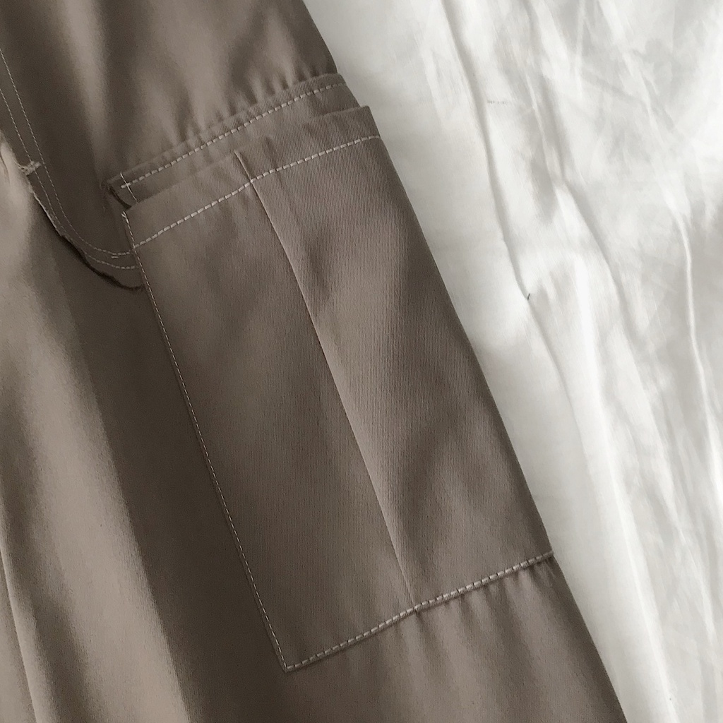 Quần Kaki Nữ JEM CLOSET Chỉ Viền JIPE Style Cá Tính Năng Động Thiết Kế Basic 2891