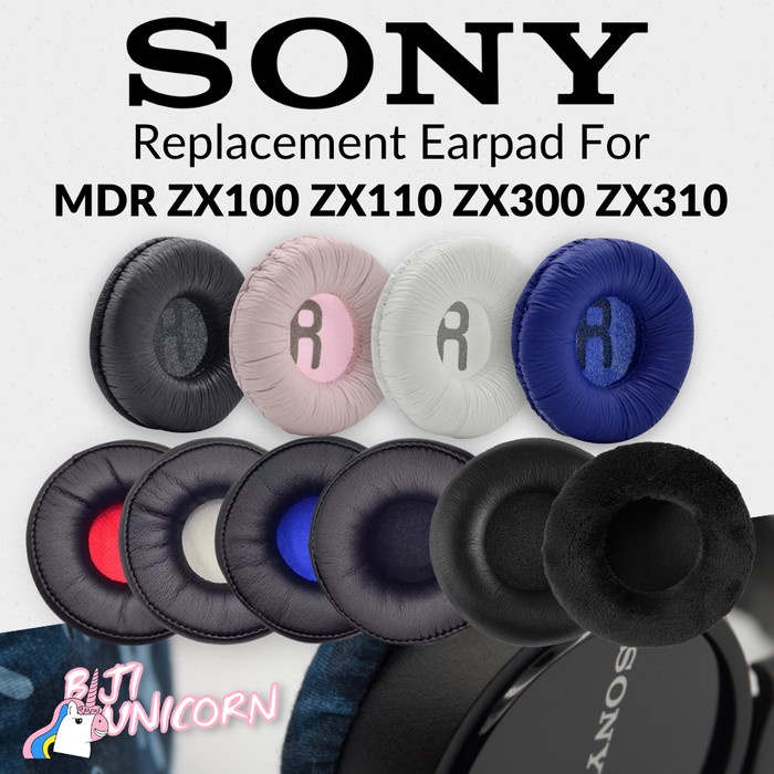 Cặp Mút Đệm Thay Thế Cho Tai Nghe Chụp Tai Sony MDR ZX100 ZX110 ZX300 ZX310