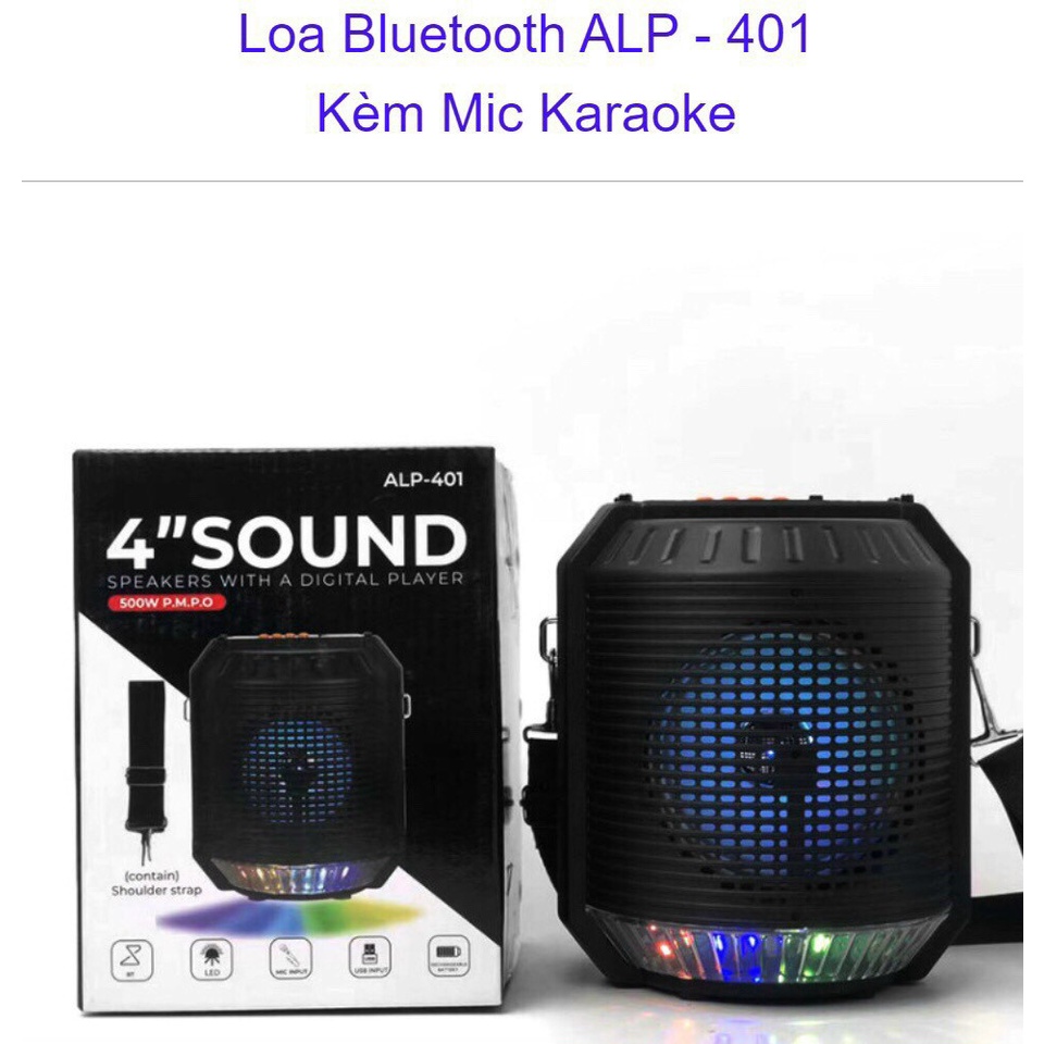 [Mã ELHACE giảm 4% đơn 300K] Loa Bluetooth Hát Karaoke KIMISO 4605 Tặng Kèm Mic Hát hàng cao cấp bảo hành lỗi 1 đổi 1