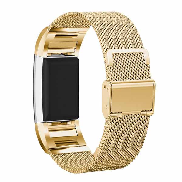 Dây Thép Milanese Loop Stainless Steel Trap Cho Fitbit Charge 2