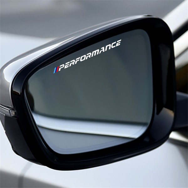 Set 4 Miếng Đề Can Dán Trang Trí Tay Nắm Cửa Xe Hơi bmw Bằng pvc