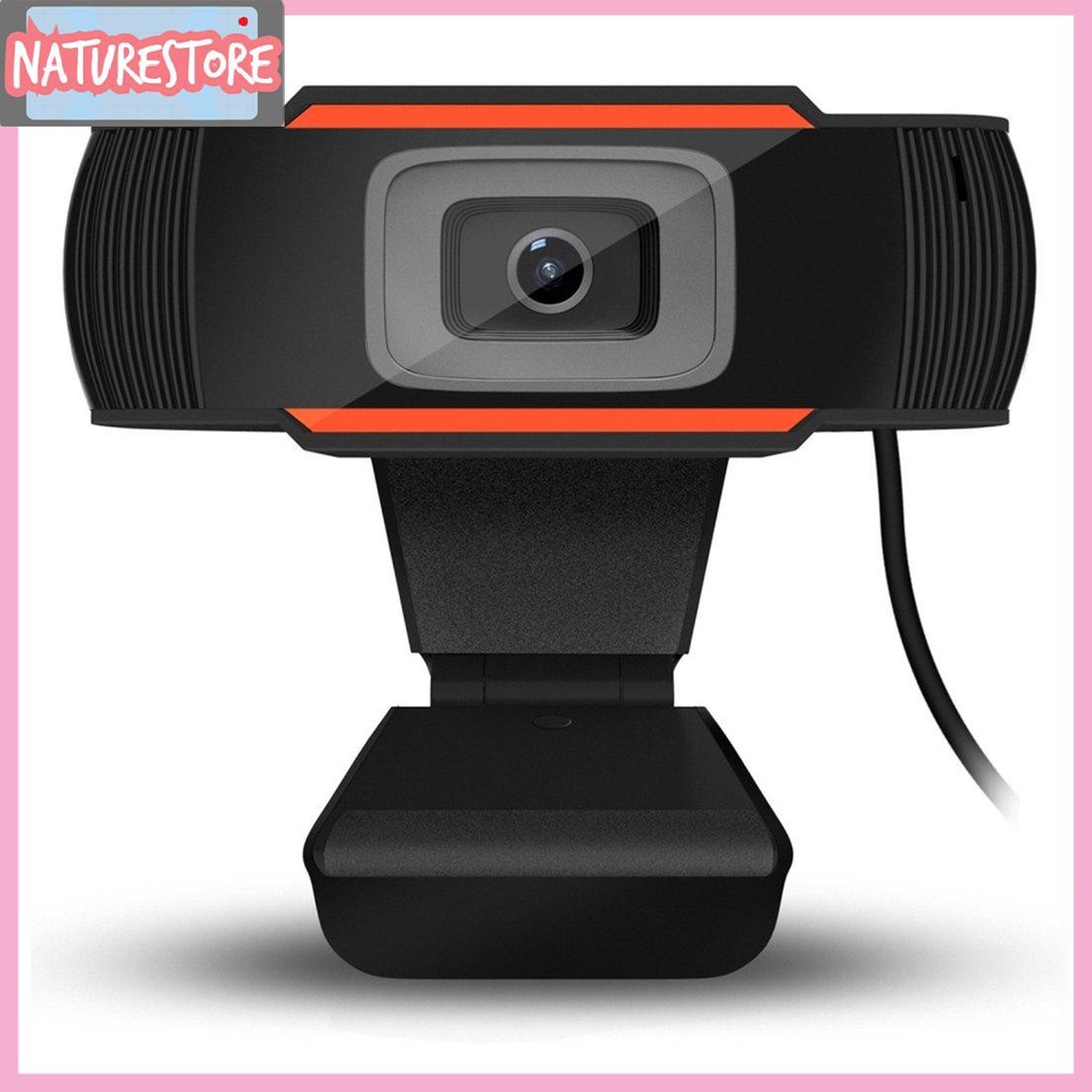 Webcam A870 HD USB xoay được tích hợp micro tiện lợi cho máy tính để bàn