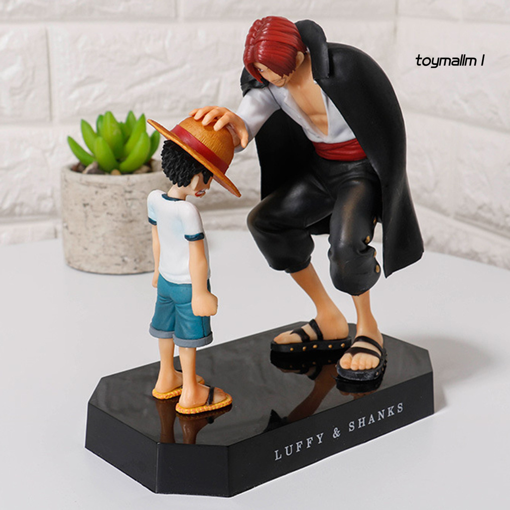 toymall Anime One Piece Luffy Shanks Model Toys Home Decoration Collection Supplies
