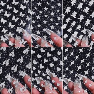 Sticker kim tuyến bạc hot, Stick nhũ flash nail ,Stick dạ nhũ bạc
