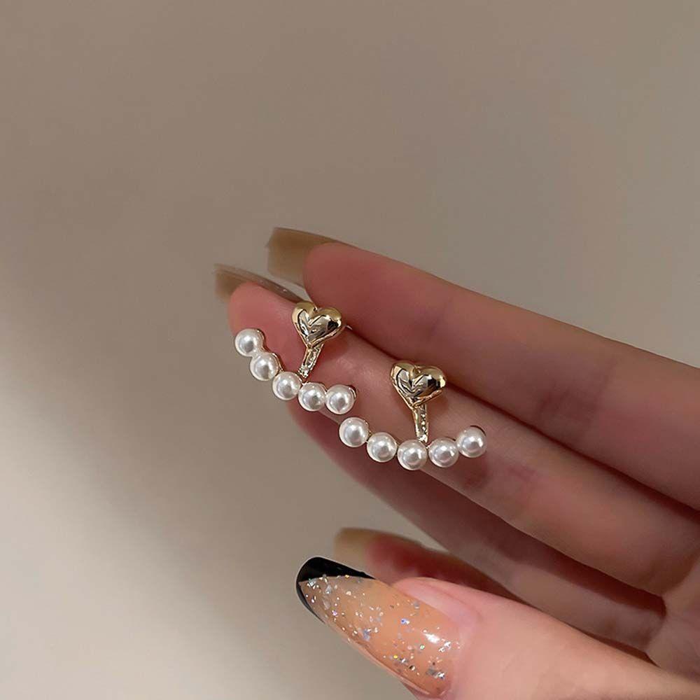 QQMALL Đôi Khuyên Tai HìNh TráI Tim NhiềU MàU ThờI Trang Cho Nữ