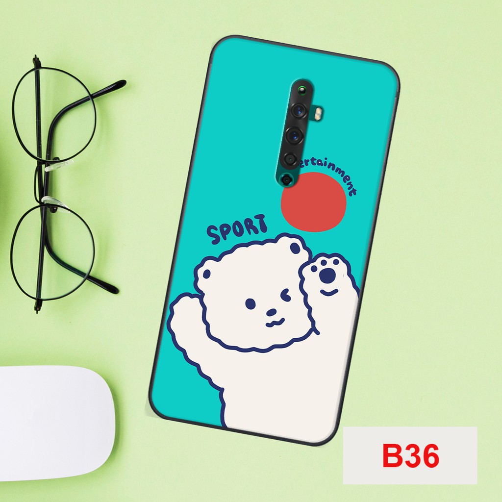 ỐP LƯNG OPPO RENO/RENO 2/RENO 2F HÌNH 3 CHÚ GẤU CỰC CUTE