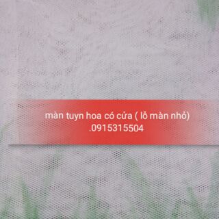 Màn tuyn hoa có cửa
