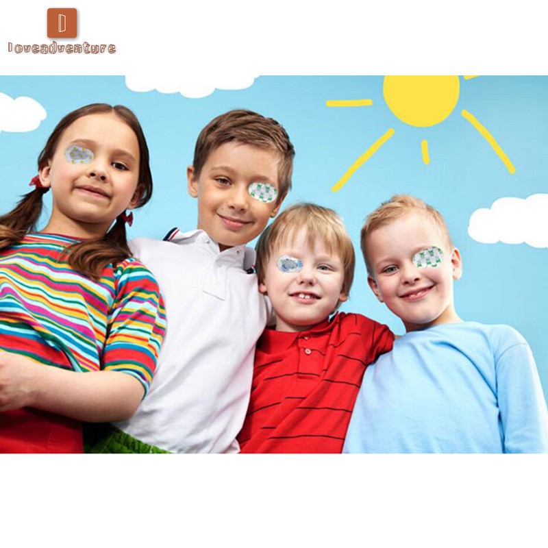 Set 20 miếng bịt mắt y tế mềm mại dùng một lần dành cho bé