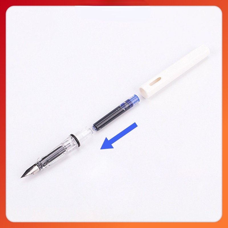 Set 10 Ruột Bút Máy Thay Thế 2.6mm Màu Đen / Xanh Dương / Đỏ