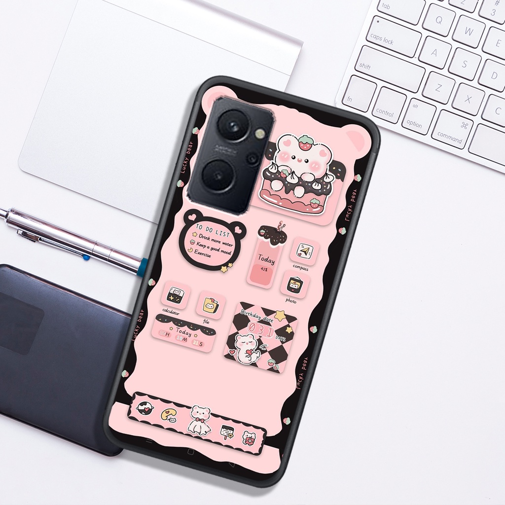 ỐP LƯNG OPPO RENO 8 4G - RENO 8 5G - RENO 8Z, IN HÌNH BEAR &amp; CAT ĐẸP