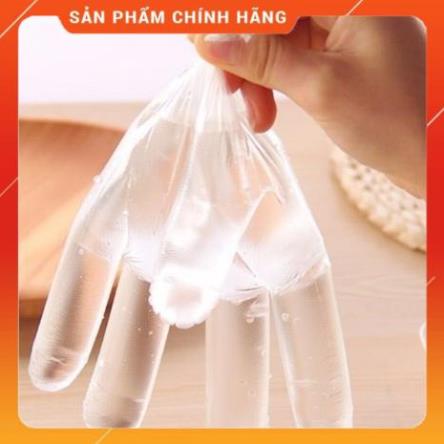 Hộp 200 Găng Tay Nilon Chế Biến Thực Phẩm Dùng 1 Lần