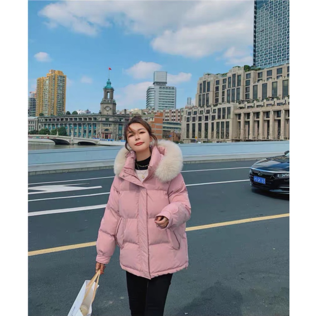 Áo Phao Nữ 2 Túi Chéo  Lớp bông siêu cách nhiệt, giữ ấm cơ thể  Ít nhăn, bền màu, siêu bền | BigBuy360 - bigbuy360.vn