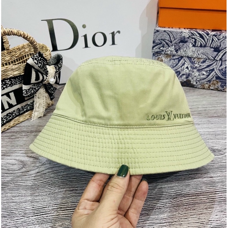 Nón bucket nam nữ, bo cụp thêu chữ L đơn giản nhiều màu sắc trẻ trung