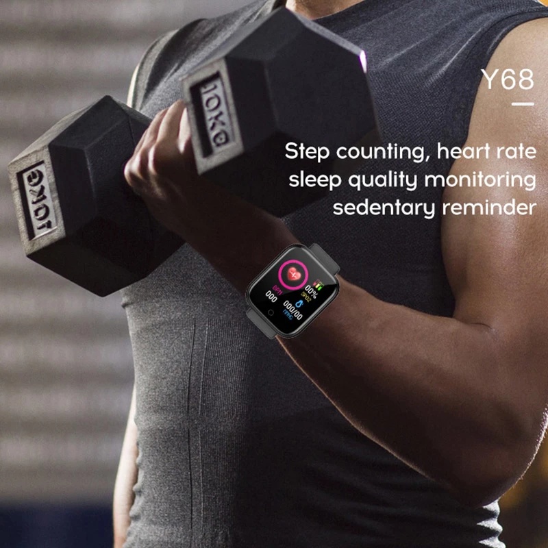 Đồng Hồ Thông Minh TZUZL NEW Y68 Kết Nối Bluetooth Chống Nước Hỗ Trợ Theo Dõi Sức Khỏe