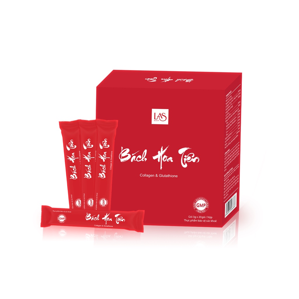 Cốm uống đẹp da Bách Hoa Tiên Las Beauty làm đẹp nội sinh - HAPPY LIFE COSMETICS | Thế Giới Skin Care