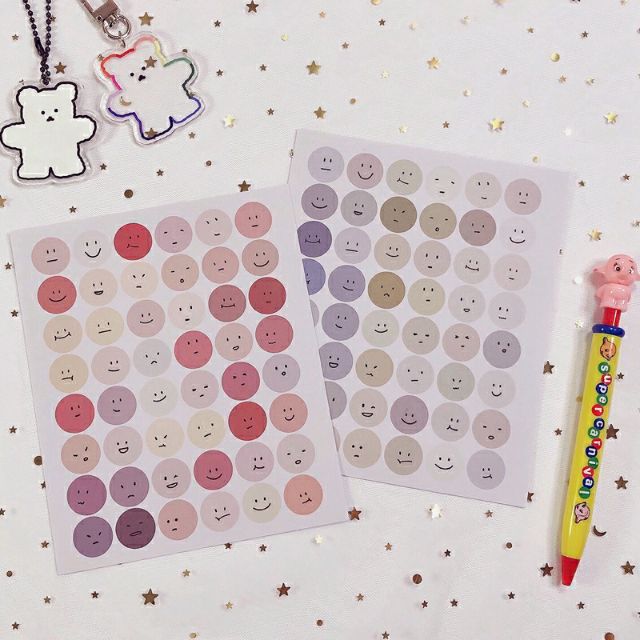 Miếng dán stickers emoji cảm xúc