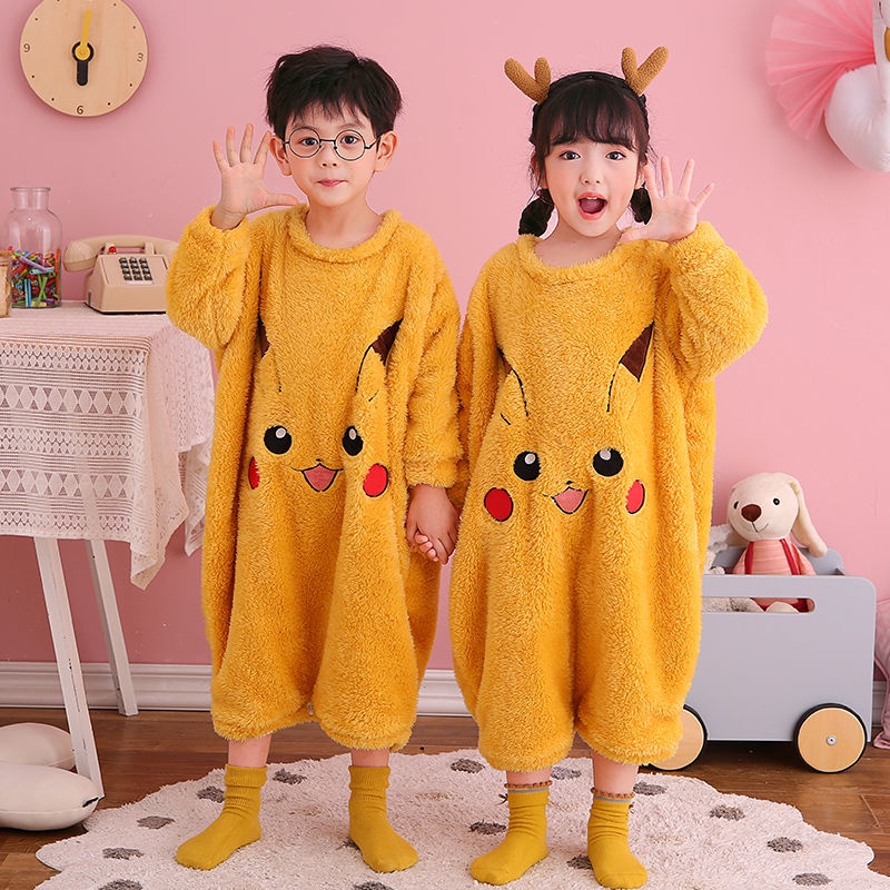 ❃﹍Áo khoác mùa thu / mùa đông 2021 cho bé, đồ ngủ bằng vải nỉ