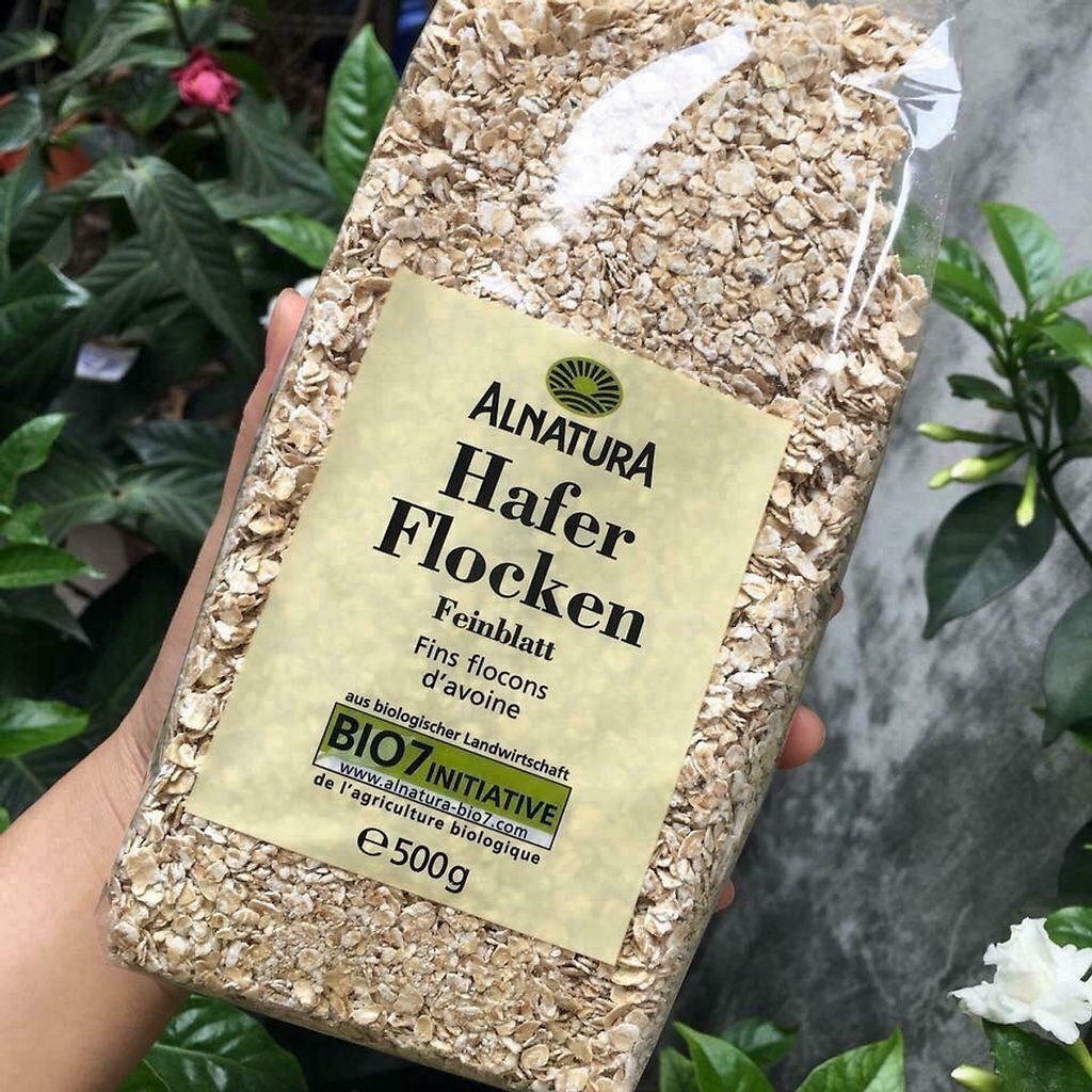 Yến mạch Hafer Flocken 500gr cán vỡ, 5 phút ăn liền