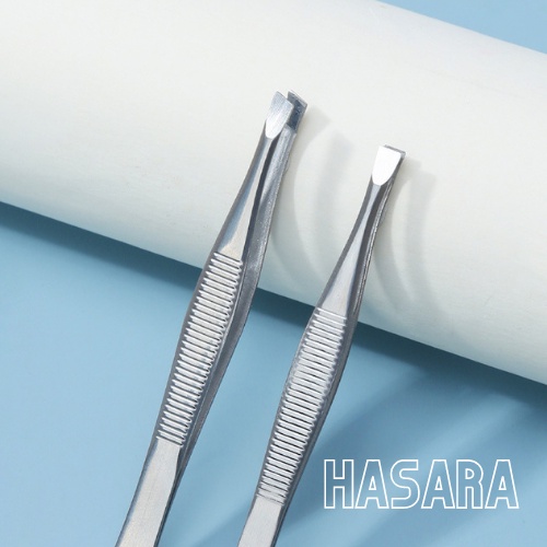 Tên sản phẩm: Nhíp nhổ lông nách,tỉa lông mày, râu, tóc Lameila bằng thép không gỉ cao cấp HA205