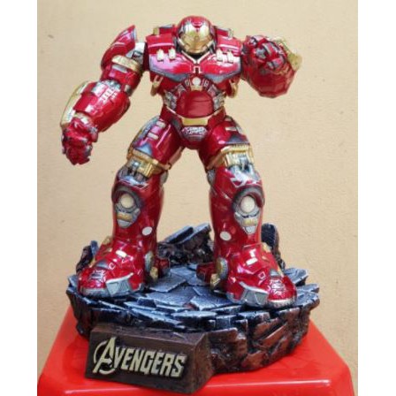 Mô hình đồ chơi nhân vật người khổng lồ xanh Hulk Mavel toàn thân Hulk Buster Iron Man 32cm tượng người sắt ironman