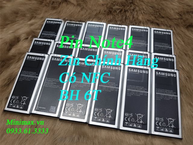 Pin samsung note4 zin chính hãng N910