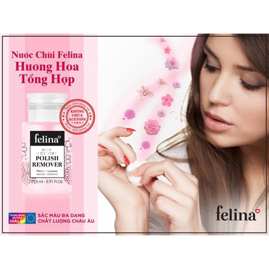 Nước chùi tẩy móng cao cấp Felina 175ml