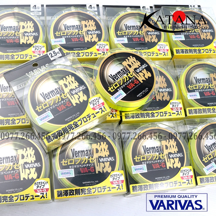 Cước Câu Chính Hãng VARIVAS VERMAX VA-G - màu vàng