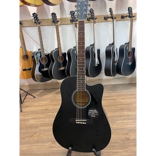 Đàn Guitar Fender màu đen lì cực đẹp âm thanh hay