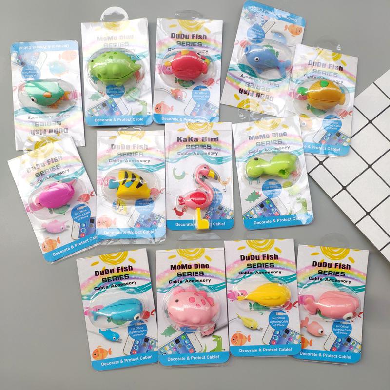 Cable bite Cute Animal cable protector for iphone usb cable Winder Charger Line Protection