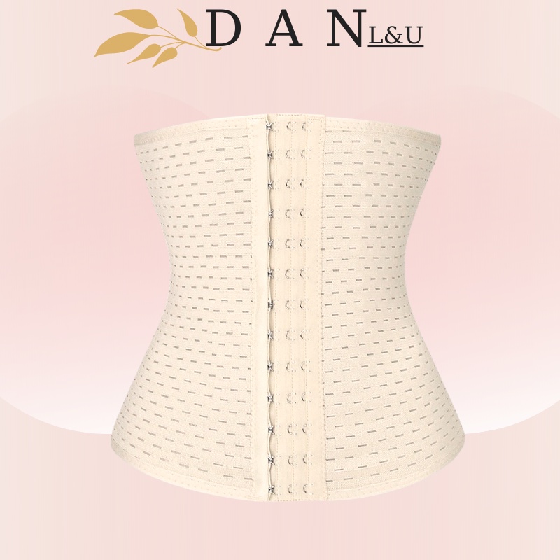Đai Gen Bụng Định Hình Giảm Eo Sau Sinh 3 Mốc Chống Cuộn DAN L&amp;U 8888