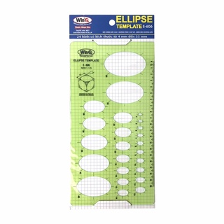Thước kĩ thuật / Thước vẽ Elip WinQ