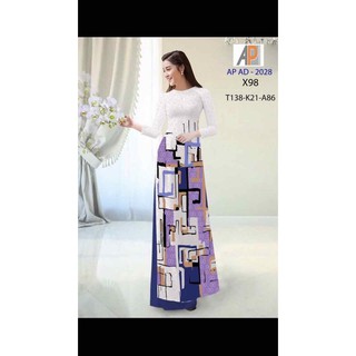 vải áo dài lập thể 