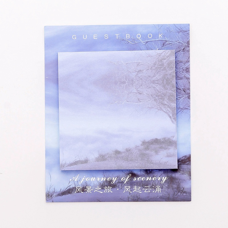 Giấy dán ghi chú hình phong cảnh độc đáo sáng tạo