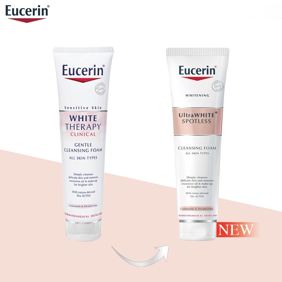 Eucerin Sữa Rửa Mặt Dịu Nhẹ Làm Sáng Da Giảm Thâm Nám Eucerin Spotless Brightening Gentle Cleansing Foam 150g