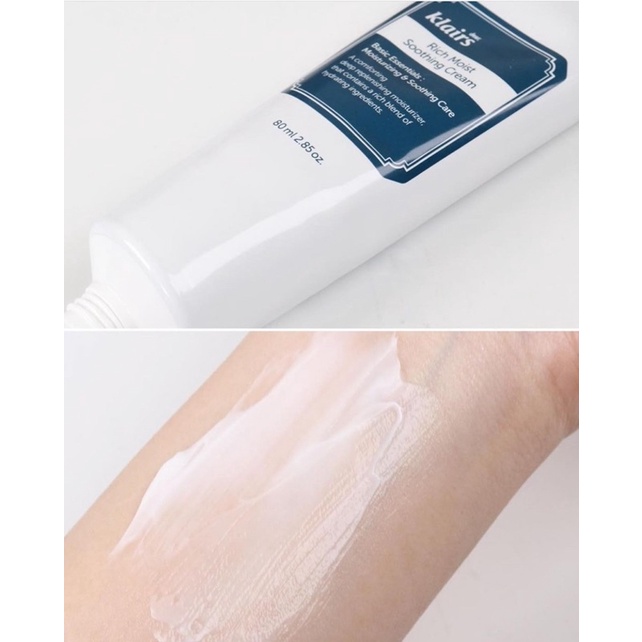 Dưỡng Da Klairs Rich Moist Soothing Serum / Cream