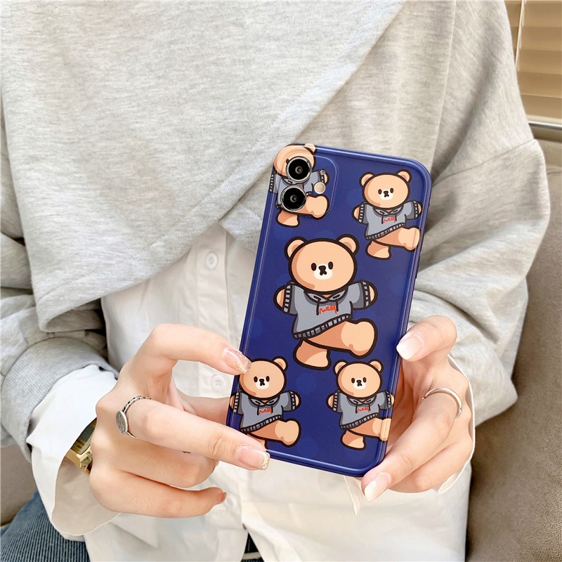 Ốp lưng iphone Kick Bear IMD dày dặn viền nổi 5/5s/6/6plus/6s/6splus/7/7plus/8/8plus/x/xr/xs/11/12/pro/max/plus/promax | BigBuy360 - bigbuy360.vn