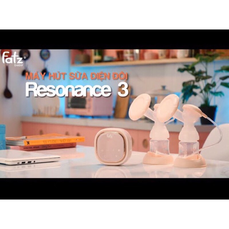 [tặng áo hút sữa rảnh tay][Bh12thang] Máy hút sữa điện đôi Fatz baby Resonance 3 FB1160VN - hút êm và kiệt sữa