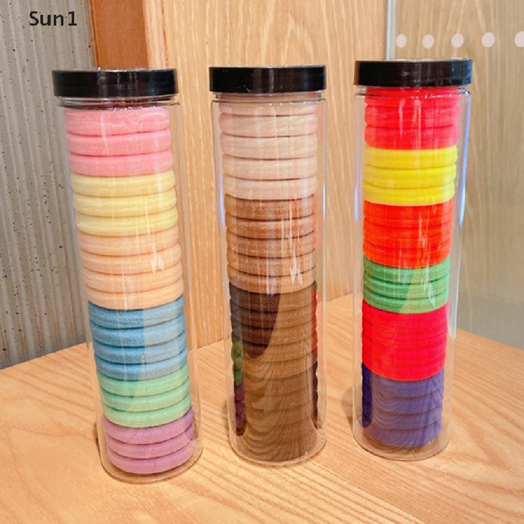 Set 20 dây buộc tóc đuôi ngựa co giãn thời trang cho trẻ em