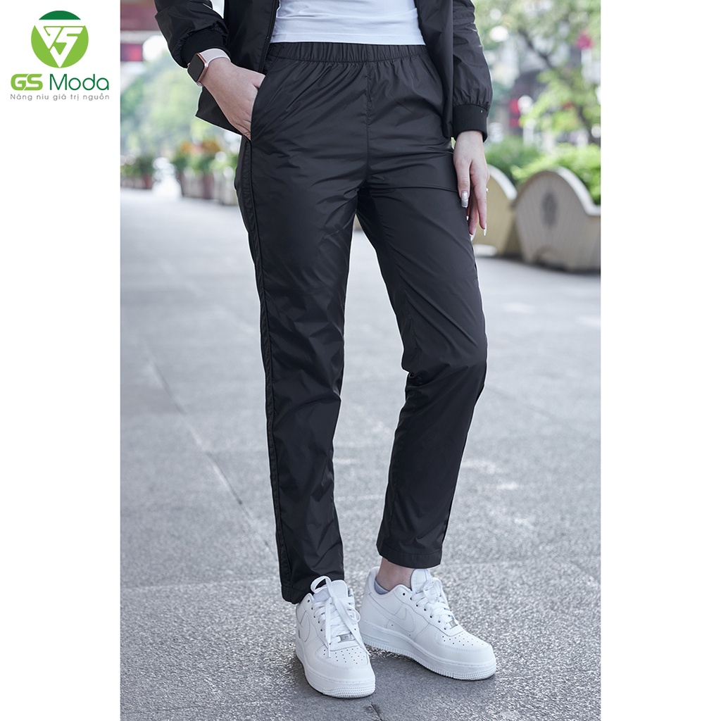Bộ quần áo gió nữ thể thao 2 lớp GS Moda,  chống nước, chống gió, thiết kể trẻ trung, thời trang 2110005M