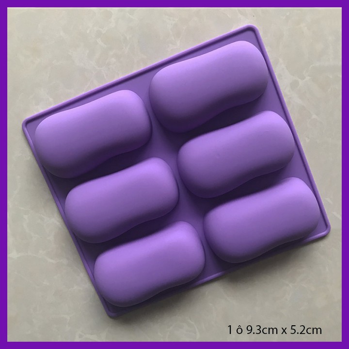HCM - Khuôn silicon làm xà bông soap handmade, nướng bánh bông lan