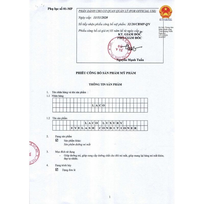 Dưỡng mi chuốt dài mi dài lông  mày  Laco,không gây bết | BigBuy360 - bigbuy360.vn
