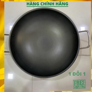 Chảo chống dính bầu 2 quai happycook cao cấp chính hãng hwp32,
