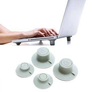 Bộ 4 nút silicon kê chân laptop chống nóng, tản nhiệt Cool Feet, nút cách nhiệt máy tính, giá đỡ laptop khogiasi247