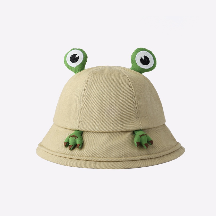 MG STUDIO/Frog cartoon fisherman hat