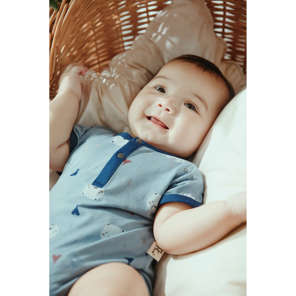 Body cộc tay/ tay bèo cotton giấy B010