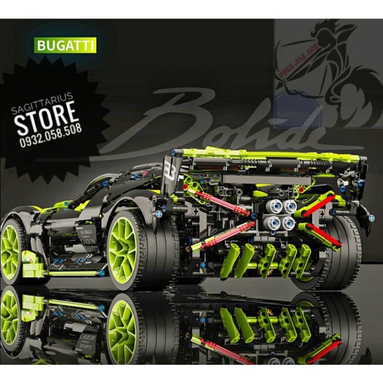 Lego Bloodie 10211 Lắp Ráp Siêu Xe Bugatti Bolide