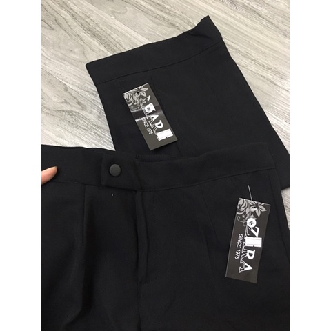 Quần baggy nữ gấu lệch vải tuyết mưa cạp cao thời trang Ladya Store M01