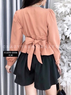Áo peplum bigsize 67-85kg (1size) hinh thật